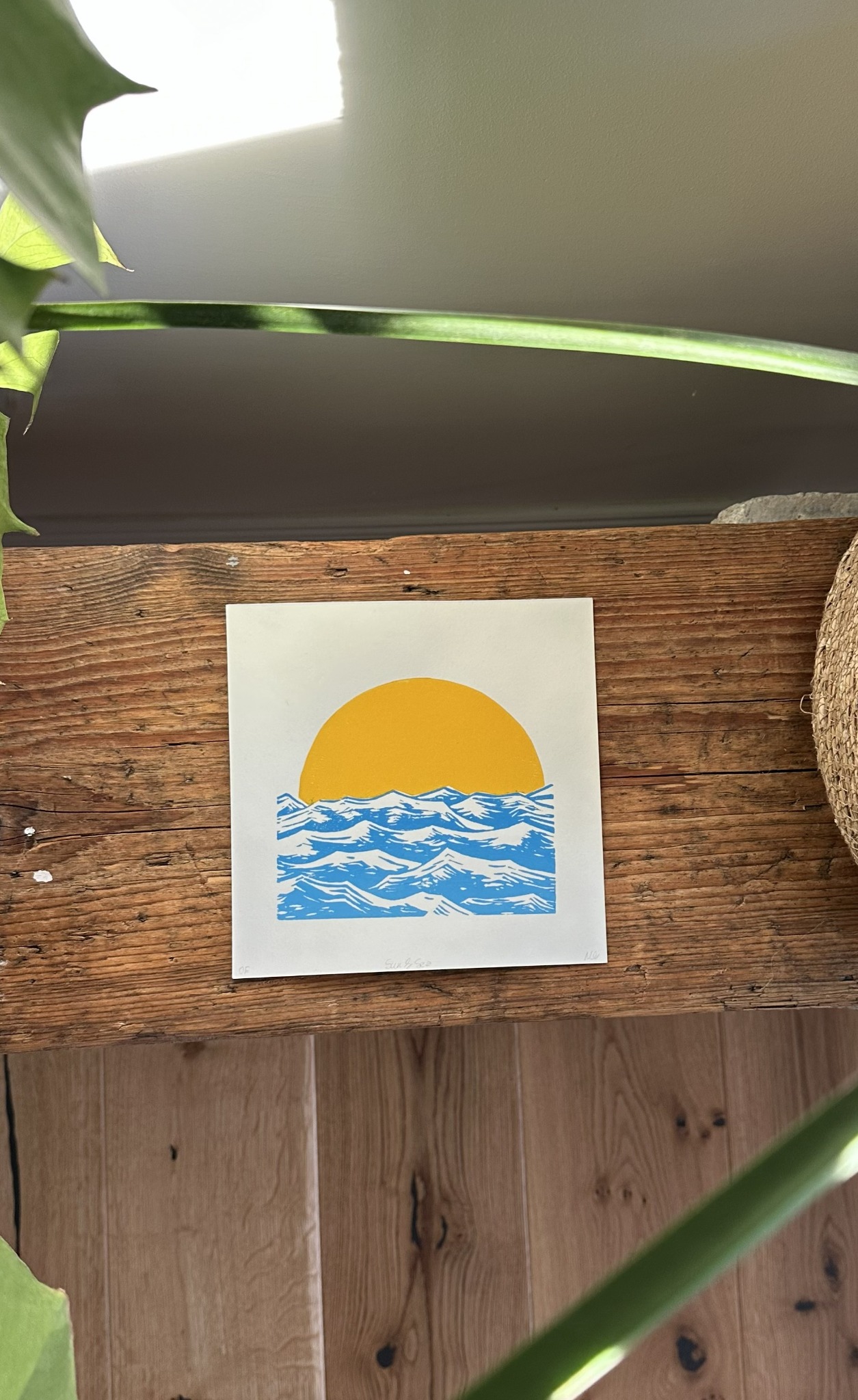 Sun & Sea auf Holz