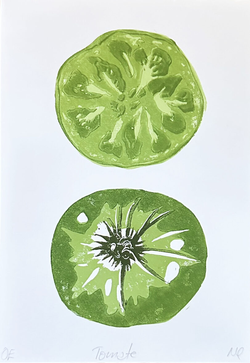 Grüne Tomate — Detail